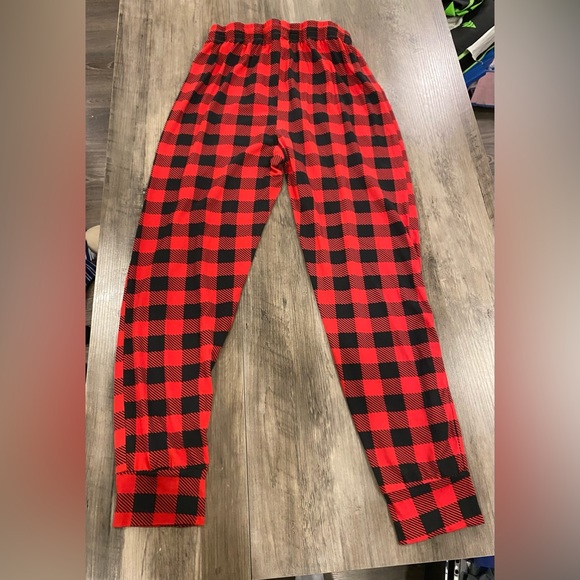 Cuddly Canuckies Red Flannel Pajama Bottoms - Picture 2 of 2